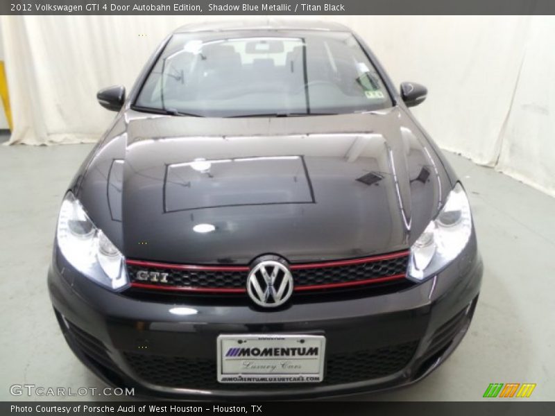 Shadow Blue Metallic / Titan Black 2012 Volkswagen GTI 4 Door Autobahn Edition