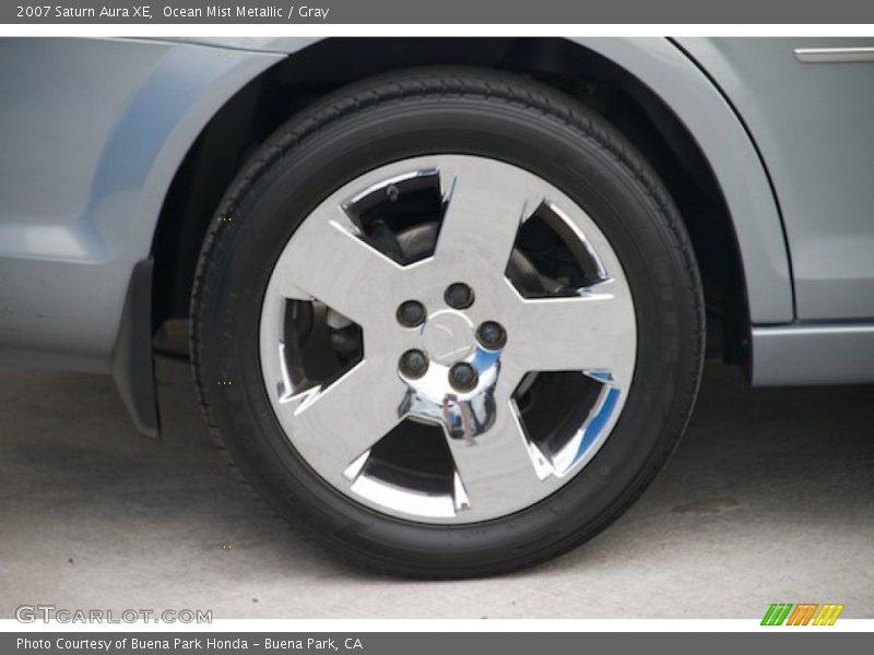 Ocean Mist Metallic / Gray 2007 Saturn Aura XE