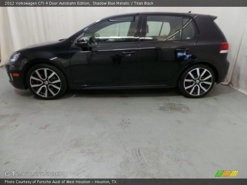 Shadow Blue Metallic / Titan Black 2012 Volkswagen GTI 4 Door Autobahn Edition