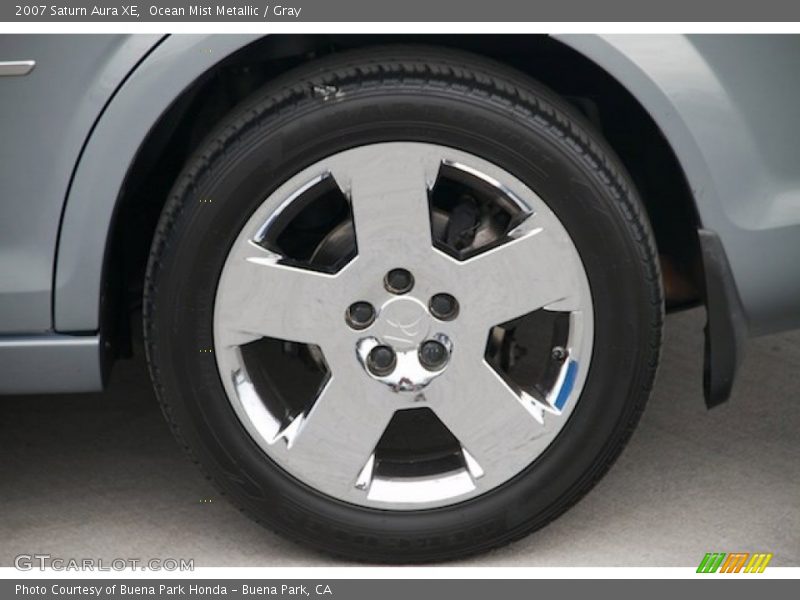 Ocean Mist Metallic / Gray 2007 Saturn Aura XE