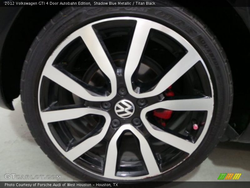 Shadow Blue Metallic / Titan Black 2012 Volkswagen GTI 4 Door Autobahn Edition