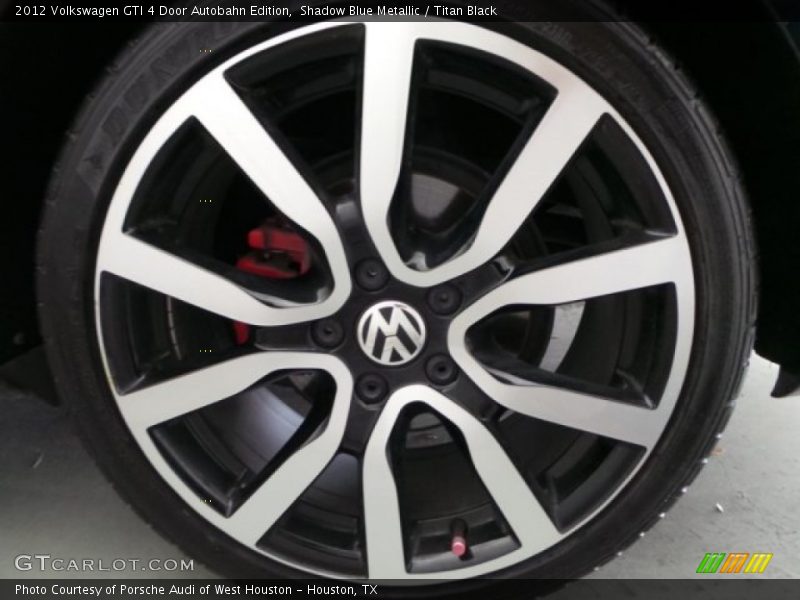 Shadow Blue Metallic / Titan Black 2012 Volkswagen GTI 4 Door Autobahn Edition
