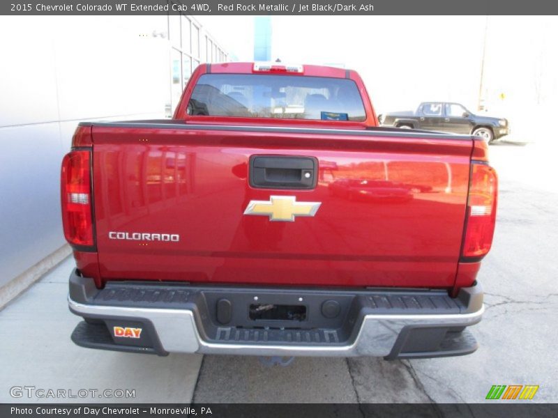 Red Rock Metallic / Jet Black/Dark Ash 2015 Chevrolet Colorado WT Extended Cab 4WD