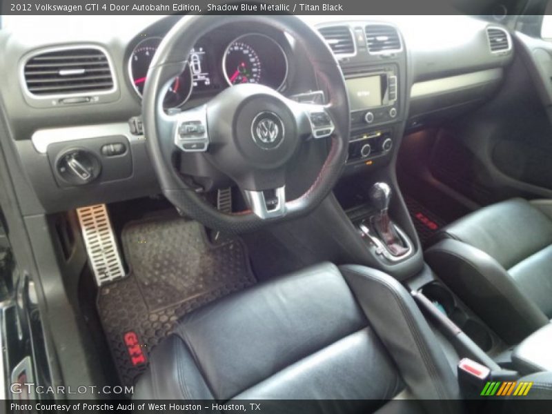Shadow Blue Metallic / Titan Black 2012 Volkswagen GTI 4 Door Autobahn Edition