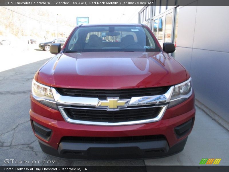 Red Rock Metallic / Jet Black/Dark Ash 2015 Chevrolet Colorado WT Extended Cab 4WD