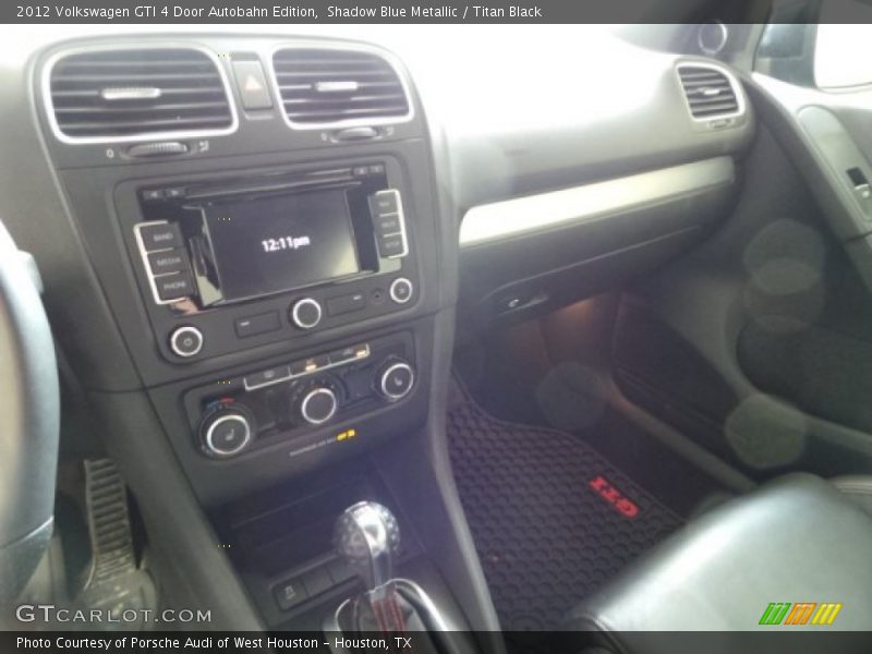 Shadow Blue Metallic / Titan Black 2012 Volkswagen GTI 4 Door Autobahn Edition