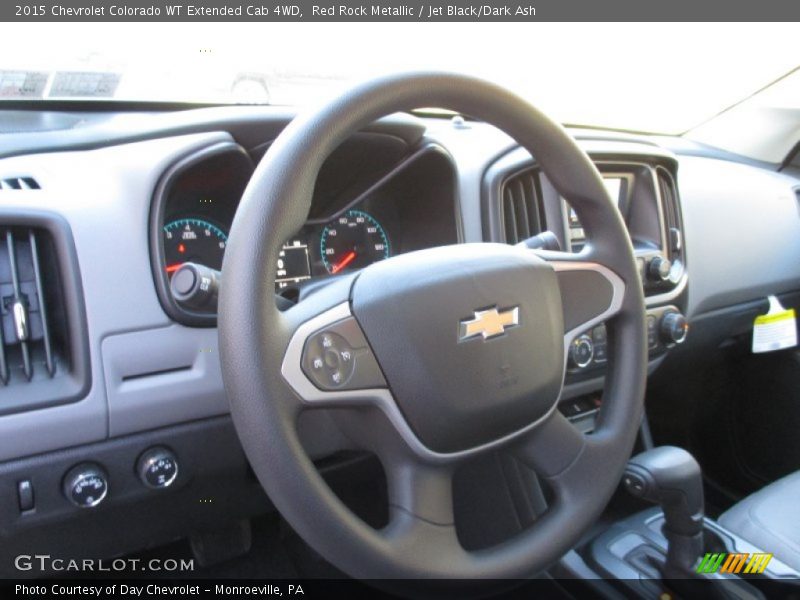 Red Rock Metallic / Jet Black/Dark Ash 2015 Chevrolet Colorado WT Extended Cab 4WD