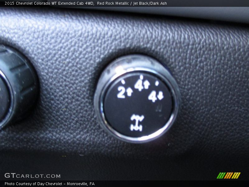Red Rock Metallic / Jet Black/Dark Ash 2015 Chevrolet Colorado WT Extended Cab 4WD