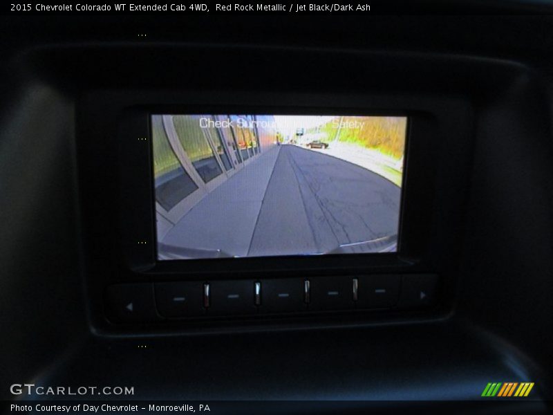 Red Rock Metallic / Jet Black/Dark Ash 2015 Chevrolet Colorado WT Extended Cab 4WD