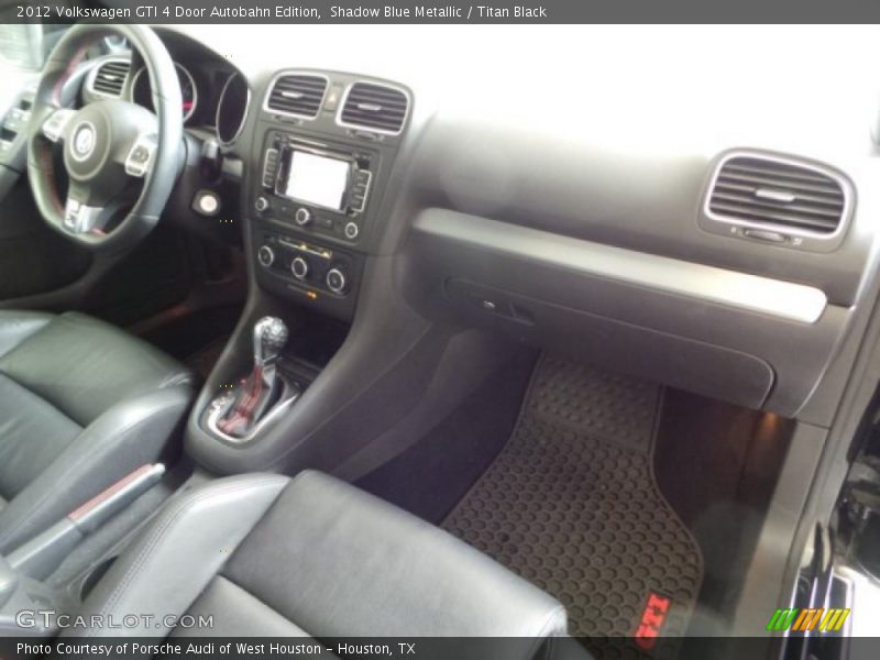 Shadow Blue Metallic / Titan Black 2012 Volkswagen GTI 4 Door Autobahn Edition