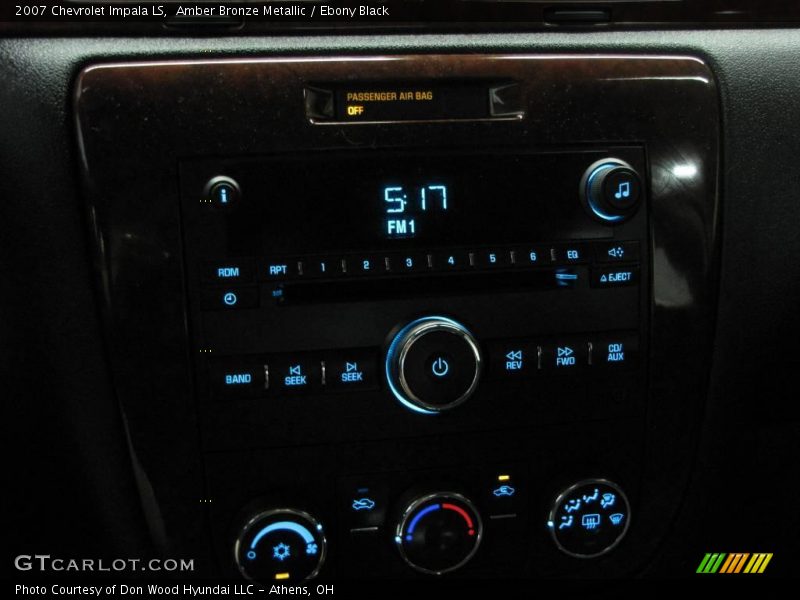Amber Bronze Metallic / Ebony Black 2007 Chevrolet Impala LS