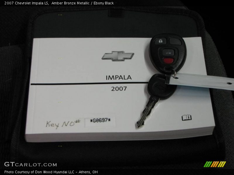 Amber Bronze Metallic / Ebony Black 2007 Chevrolet Impala LS