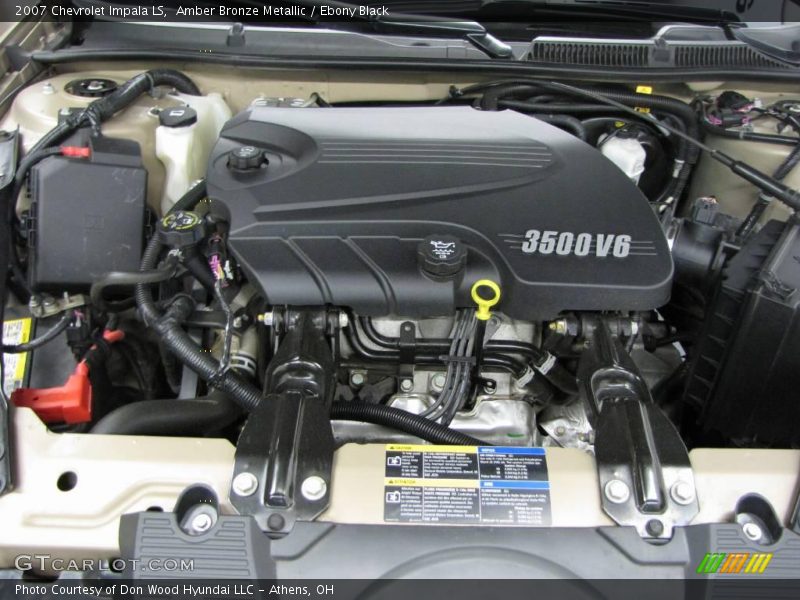 Amber Bronze Metallic / Ebony Black 2007 Chevrolet Impala LS
