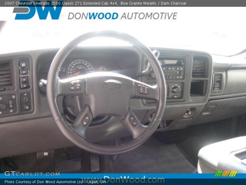 Blue Granite Metallic / Dark Charcoal 2007 Chevrolet Silverado 1500 Classic Z71 Extended Cab 4x4