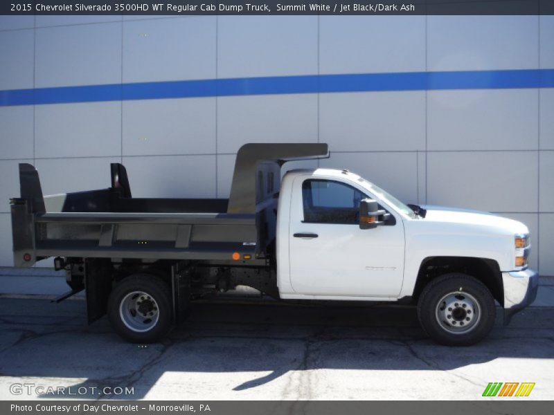  2015 Silverado 3500HD WT Regular Cab Dump Truck Summit White