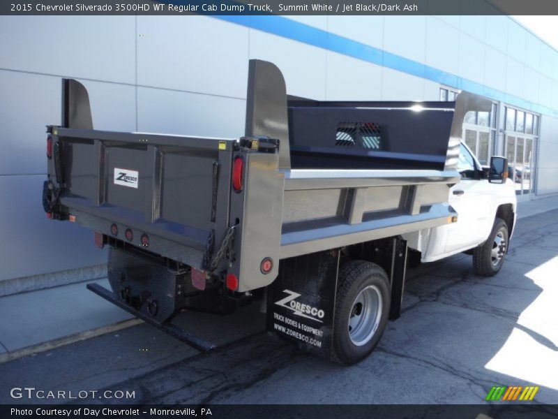 Summit White / Jet Black/Dark Ash 2015 Chevrolet Silverado 3500HD WT Regular Cab Dump Truck