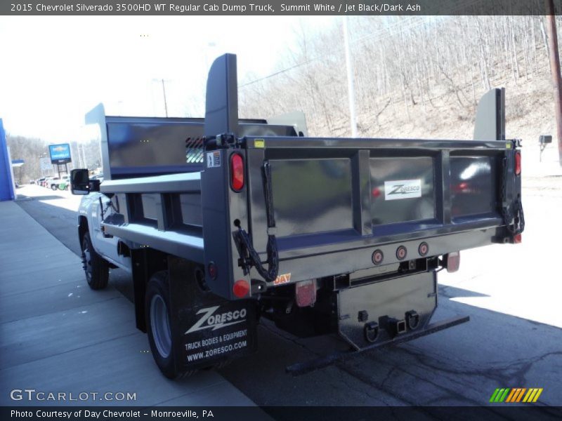 Summit White / Jet Black/Dark Ash 2015 Chevrolet Silverado 3500HD WT Regular Cab Dump Truck