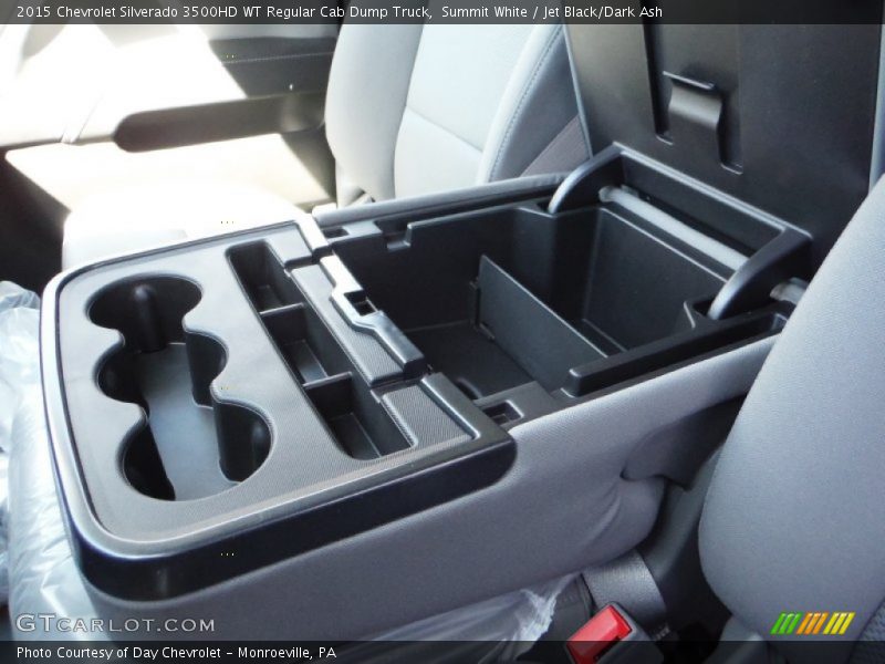 Summit White / Jet Black/Dark Ash 2015 Chevrolet Silverado 3500HD WT Regular Cab Dump Truck