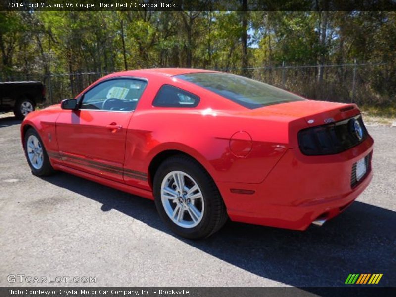 Race Red / Charcoal Black 2014 Ford Mustang V6 Coupe