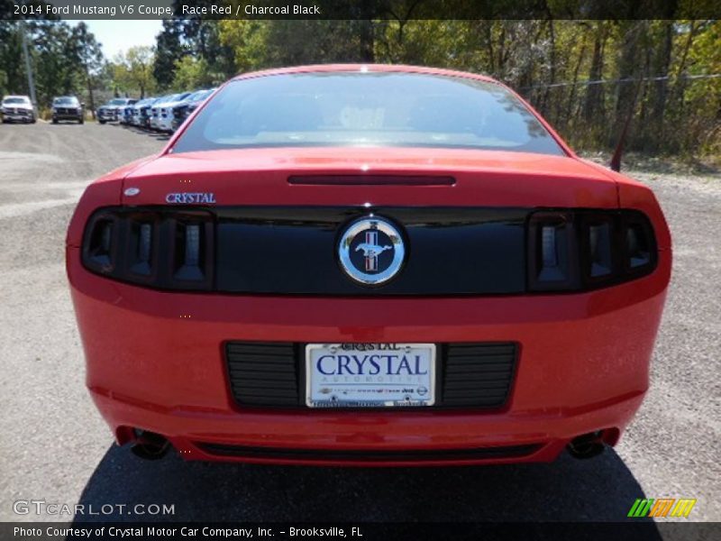 Race Red / Charcoal Black 2014 Ford Mustang V6 Coupe