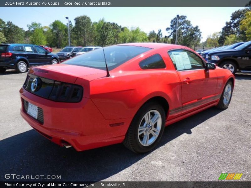Race Red / Charcoal Black 2014 Ford Mustang V6 Coupe