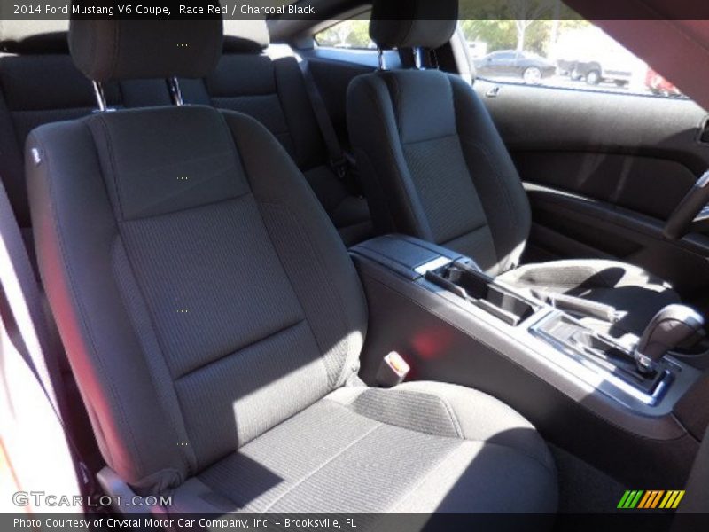 Race Red / Charcoal Black 2014 Ford Mustang V6 Coupe