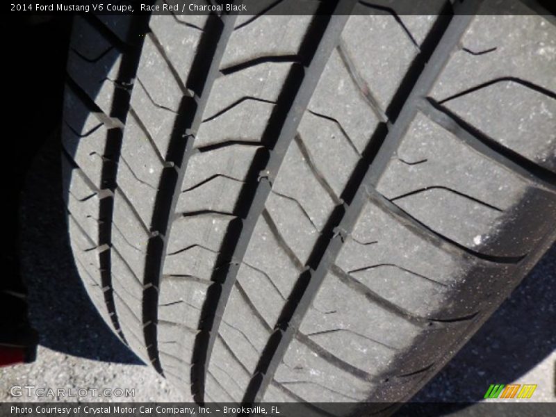Race Red / Charcoal Black 2014 Ford Mustang V6 Coupe