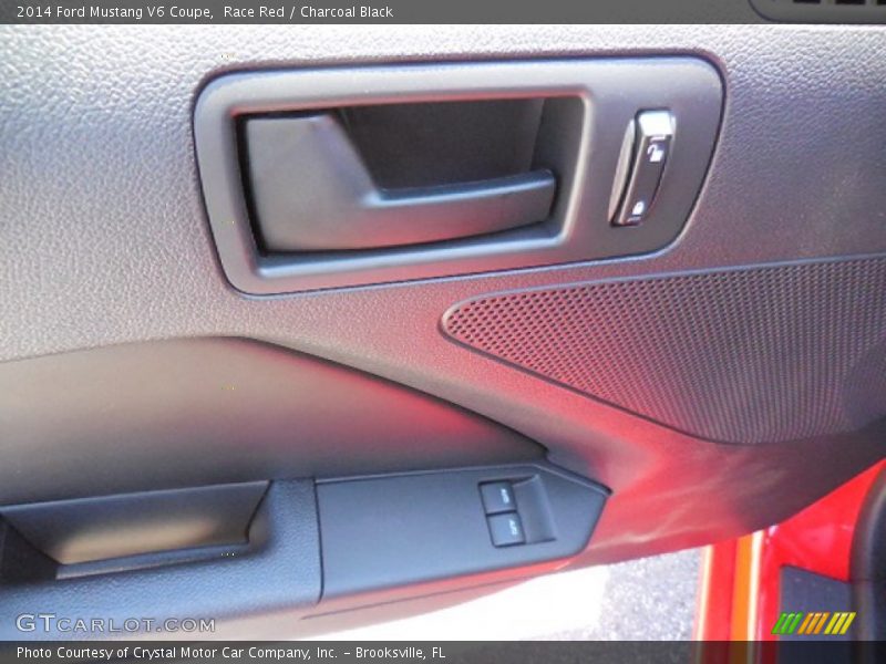 Race Red / Charcoal Black 2014 Ford Mustang V6 Coupe