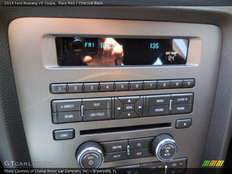Race Red / Charcoal Black 2014 Ford Mustang V6 Coupe