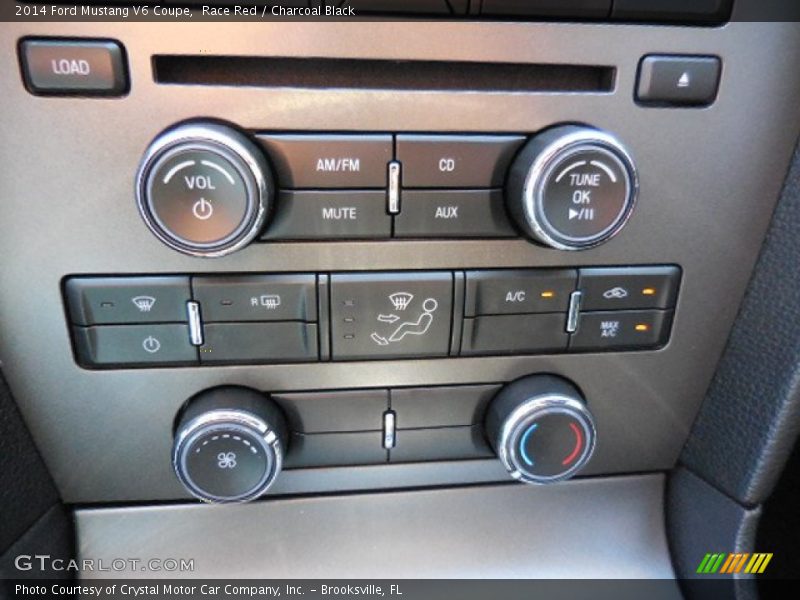 Race Red / Charcoal Black 2014 Ford Mustang V6 Coupe