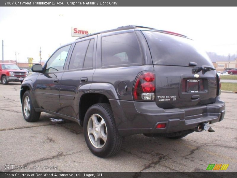Graphite Metallic / Light Gray 2007 Chevrolet TrailBlazer LS 4x4