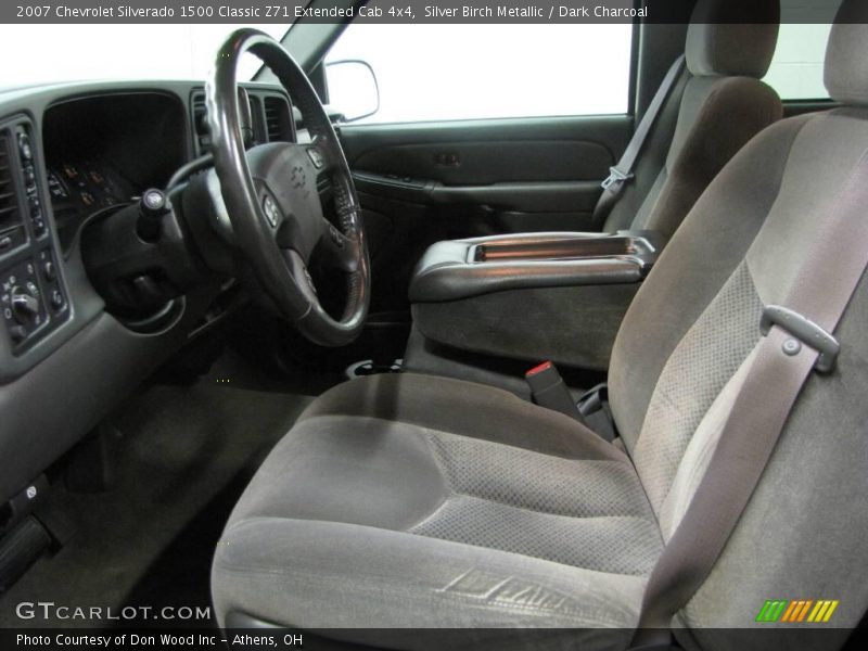 Silver Birch Metallic / Dark Charcoal 2007 Chevrolet Silverado 1500 Classic Z71 Extended Cab 4x4