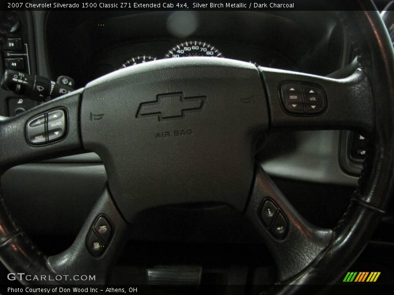 Silver Birch Metallic / Dark Charcoal 2007 Chevrolet Silverado 1500 Classic Z71 Extended Cab 4x4