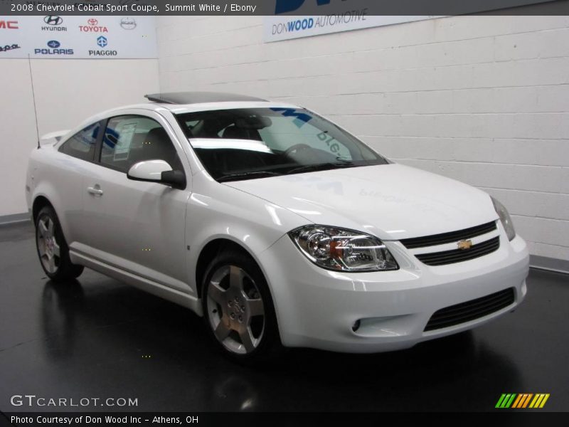 Summit White / Ebony 2008 Chevrolet Cobalt Sport Coupe