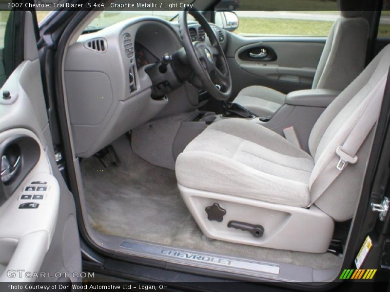 Graphite Metallic / Light Gray 2007 Chevrolet TrailBlazer LS 4x4