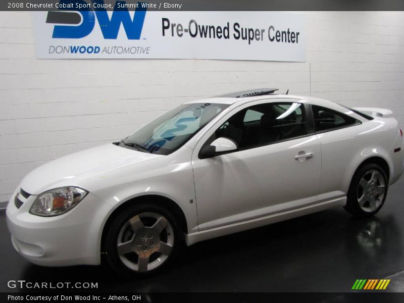 Summit White / Ebony 2008 Chevrolet Cobalt Sport Coupe