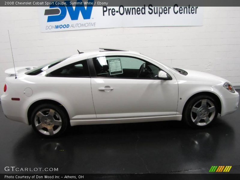 Summit White / Ebony 2008 Chevrolet Cobalt Sport Coupe