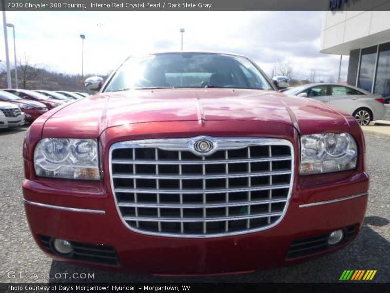 Inferno Red Crystal Pearl / Dark Slate Gray 2010 Chrysler 300 Touring