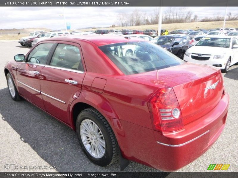 Inferno Red Crystal Pearl / Dark Slate Gray 2010 Chrysler 300 Touring