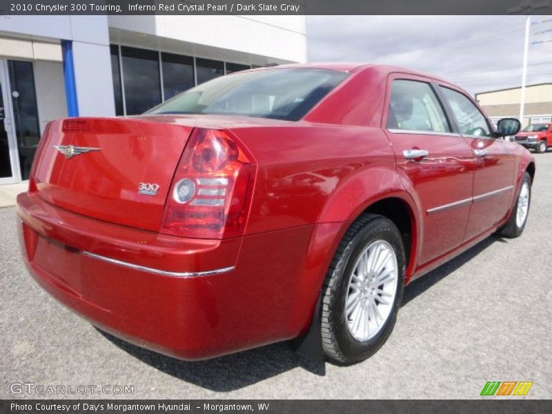 Inferno Red Crystal Pearl / Dark Slate Gray 2010 Chrysler 300 Touring