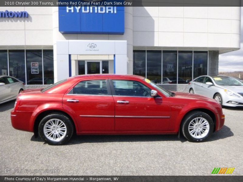 Inferno Red Crystal Pearl / Dark Slate Gray 2010 Chrysler 300 Touring