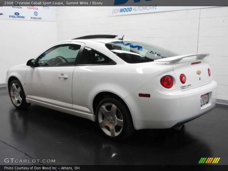 Summit White / Ebony 2008 Chevrolet Cobalt Sport Coupe