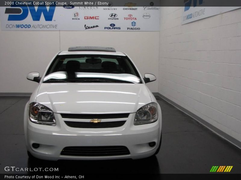 Summit White / Ebony 2008 Chevrolet Cobalt Sport Coupe