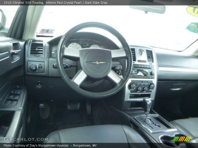Inferno Red Crystal Pearl / Dark Slate Gray 2010 Chrysler 300 Touring