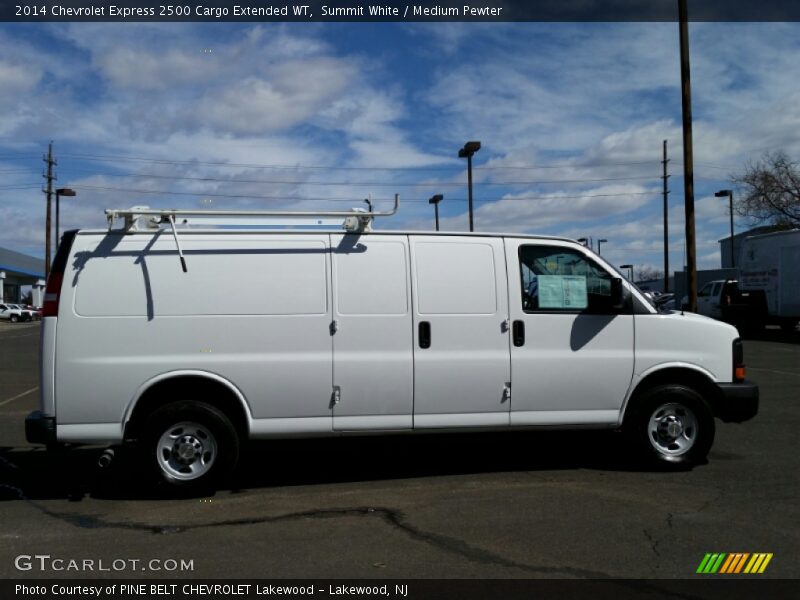 Summit White / Medium Pewter 2014 Chevrolet Express 2500 Cargo Extended WT