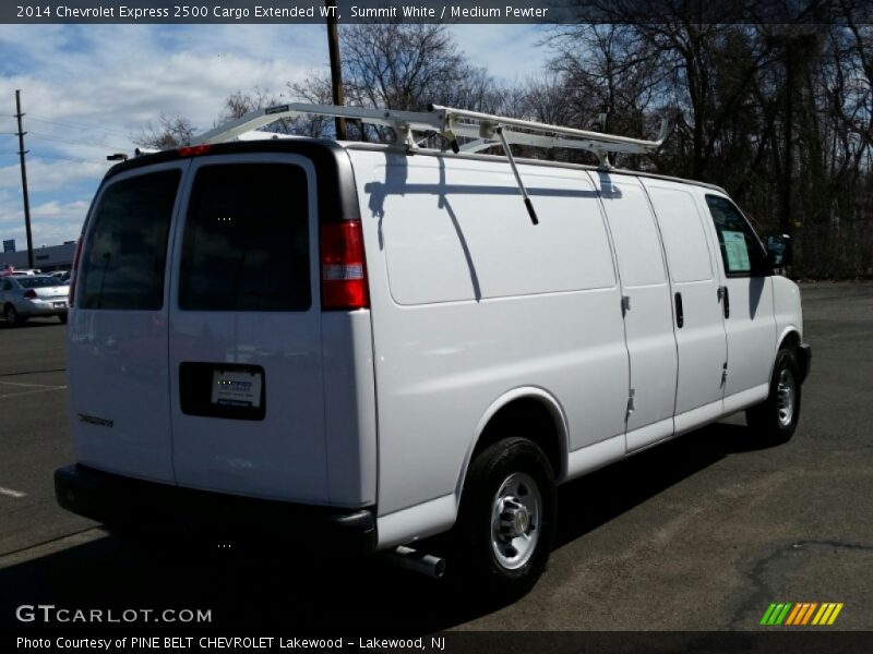 Summit White / Medium Pewter 2014 Chevrolet Express 2500 Cargo Extended WT