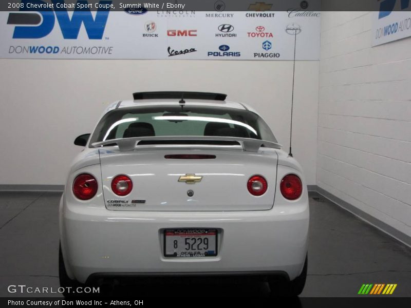 Summit White / Ebony 2008 Chevrolet Cobalt Sport Coupe