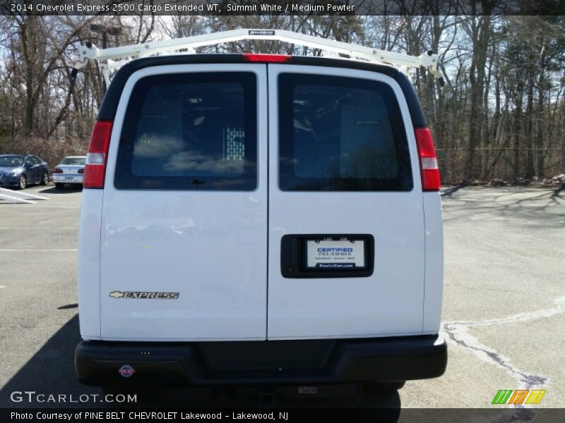 Summit White / Medium Pewter 2014 Chevrolet Express 2500 Cargo Extended WT