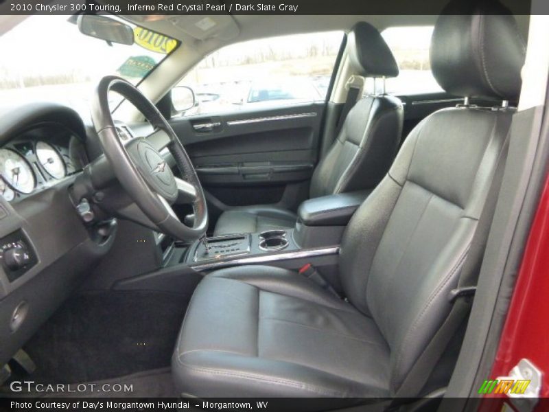 Inferno Red Crystal Pearl / Dark Slate Gray 2010 Chrysler 300 Touring