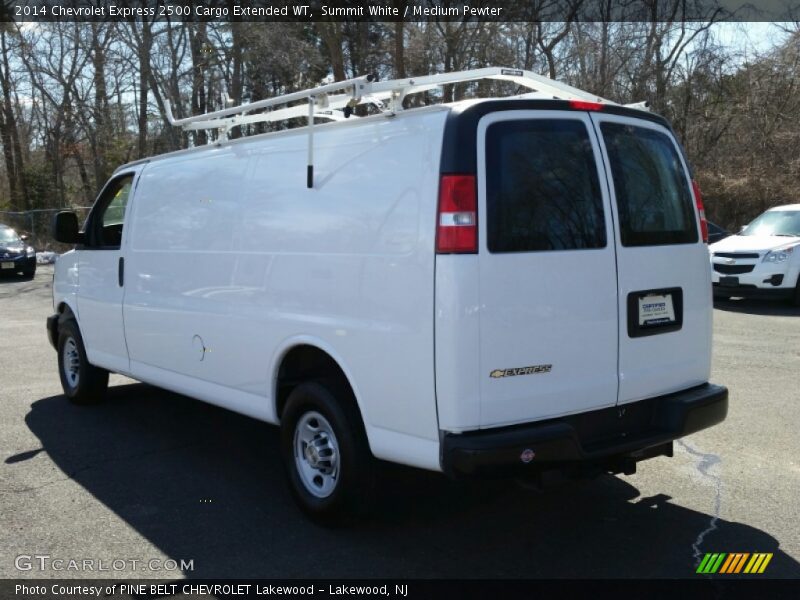 Summit White / Medium Pewter 2014 Chevrolet Express 2500 Cargo Extended WT